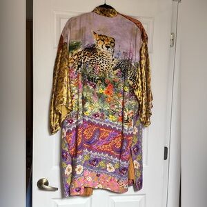Aratta Multicolor Cheetah Print Jacket
